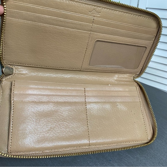 Abas Croc Leather Zip Wallet - Picture 9 of 10